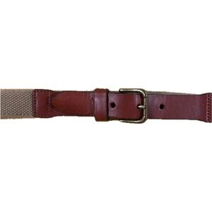 Polo Ralph Lauren leather and elastic waist belt 31/32